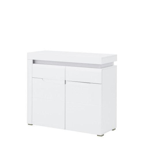 Kumode IRMA IM3, balts/balts glancēts/balts